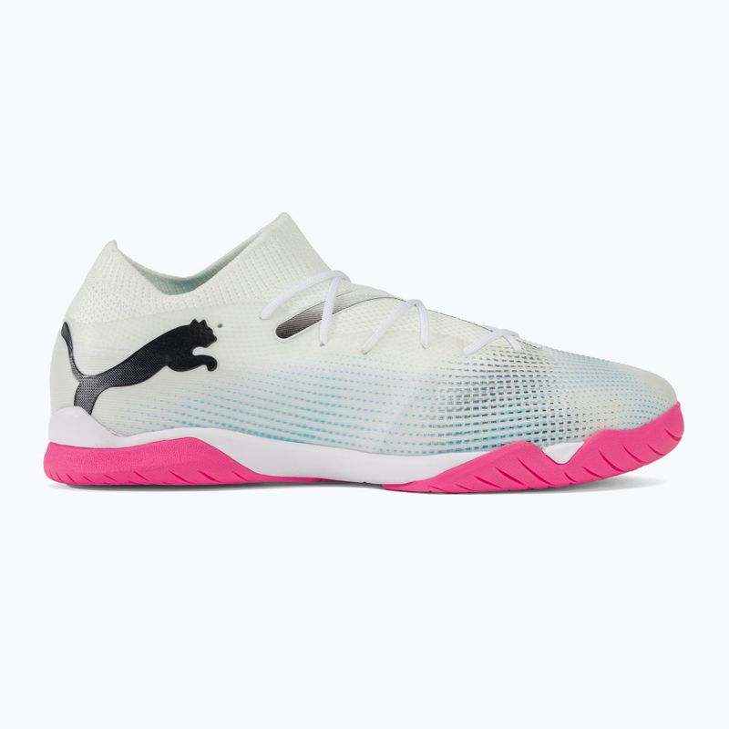 Kopačky PUMA Future 7 Match IT puma white/puma black/poison pink 2