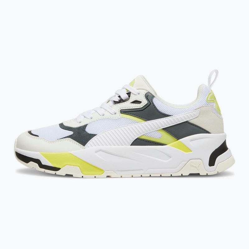 Boty PUMA Trinity warm white/puma white/mineral gray/lime sheen 9