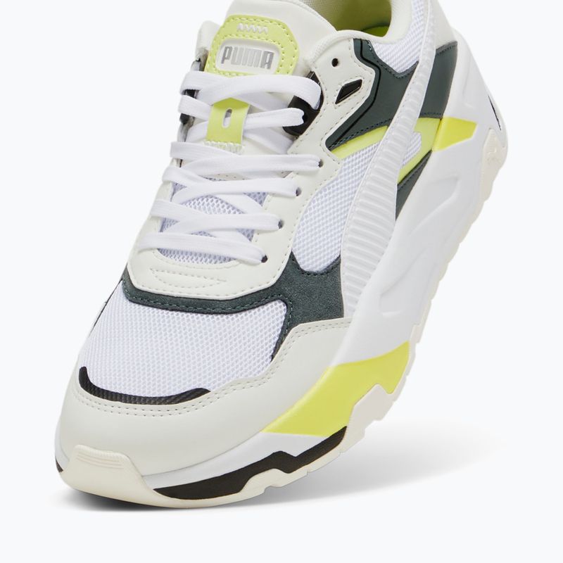 Boty PUMA Trinity warm white/puma white/mineral gray/lime sheen 12