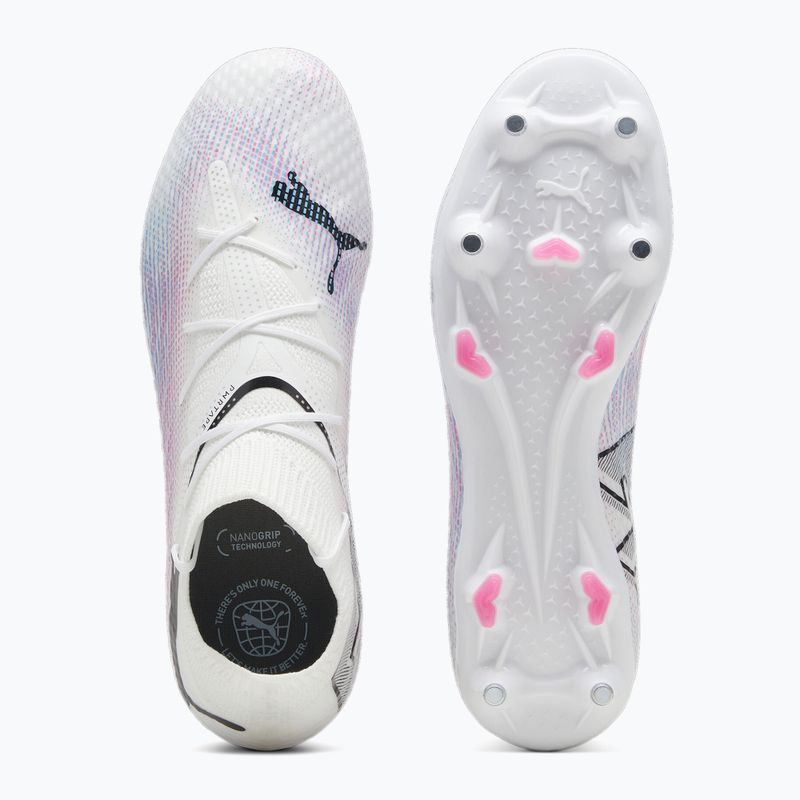 Kopačky PUMA Future 7 Pro MxSG puma white/puma black/poison pink 11