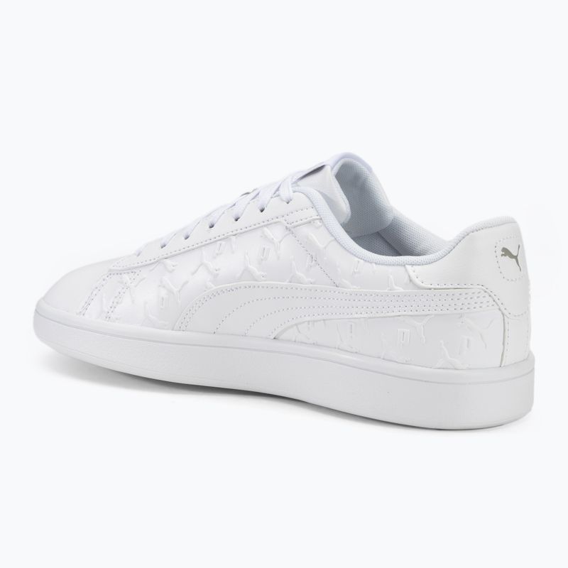 Boty PUMA Smash 3.0 Superlogo boty puma white/smoke gray 3