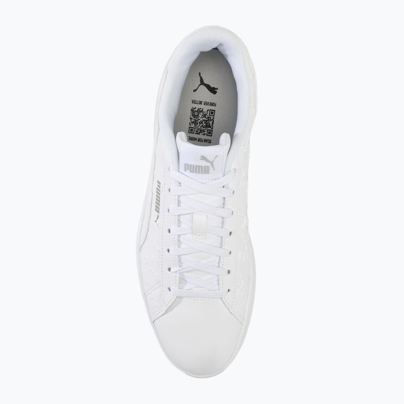 Boty PUMA Smash 3.0 Superlogo boty puma white/smoke gray 5