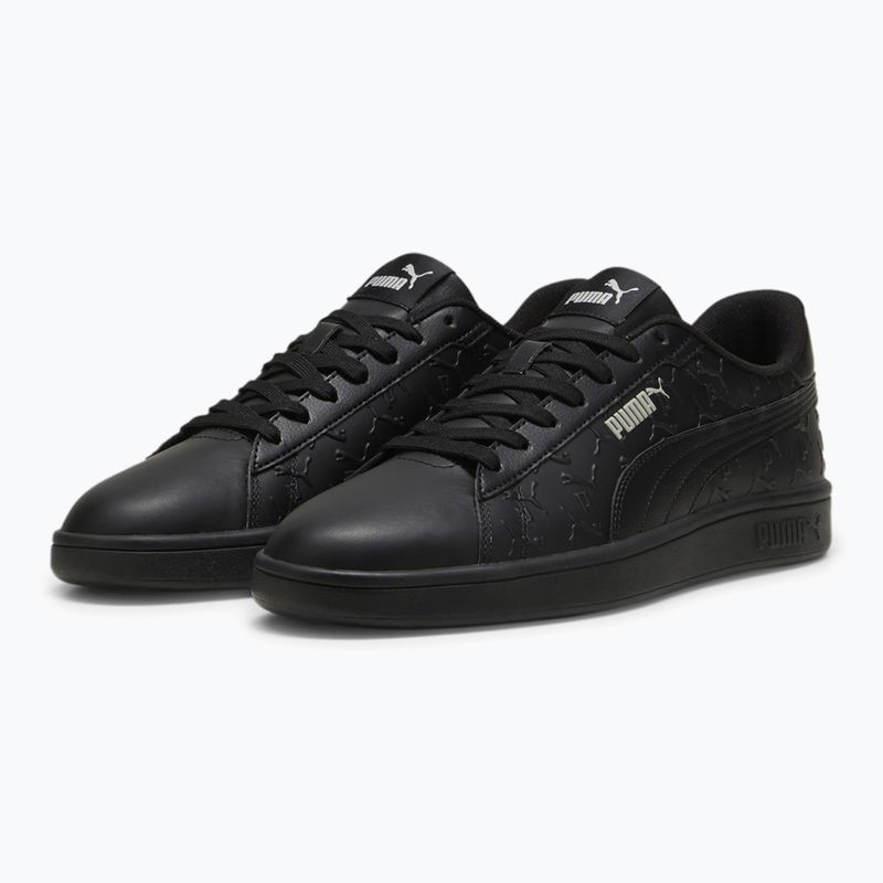 Boty PUMA Smash 3.0 Superlogo boty puma black/smokey gray/puma white 8