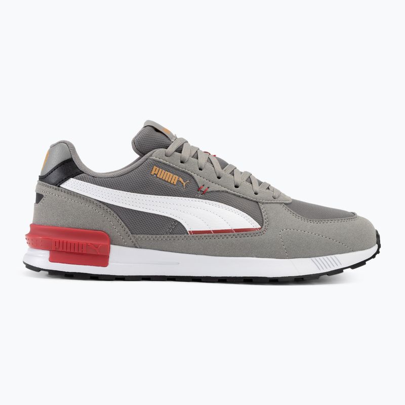 Boty PUMA Graviton stormy slate/puma white/club red/ginger tea 2