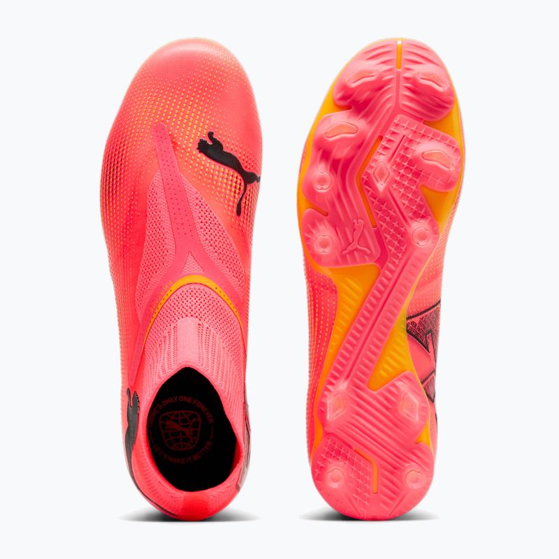 Fotbalové boty PUMA Future 7 Match+ LL FG/AG sunset glow/puma black/sun stream 11