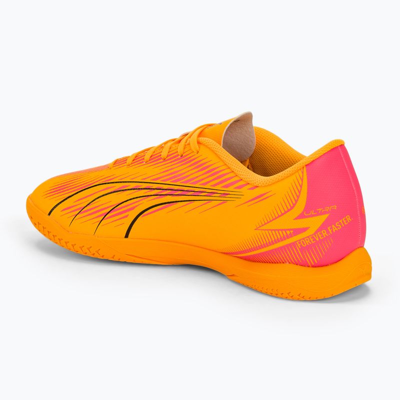 Fotbalové boty PUMA Ultra Play IT sunset glow/puma black/sun stream 3