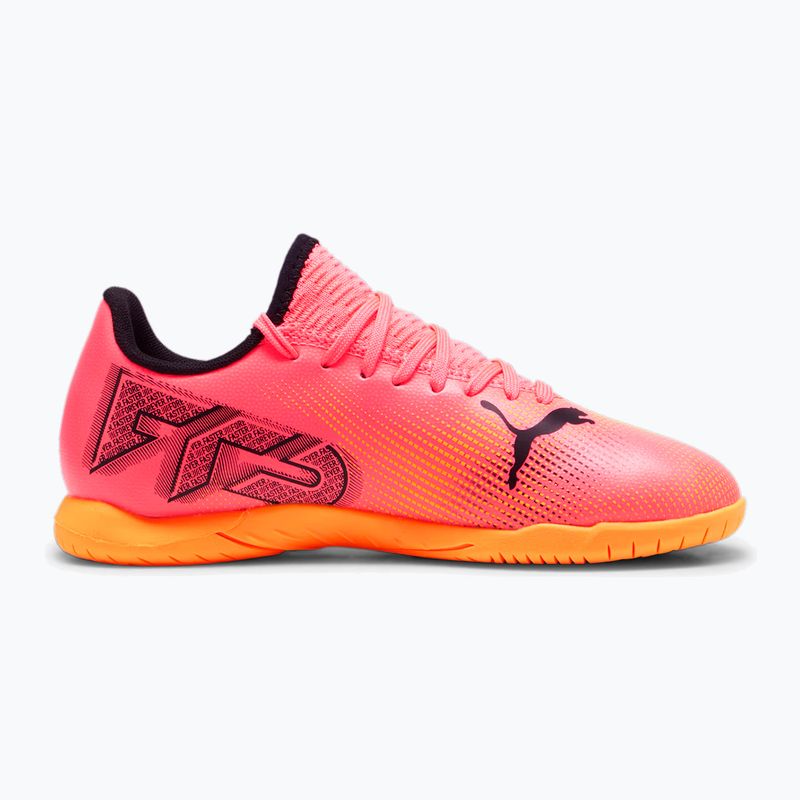 Dětské kopačky PUMA Future 7 Play IT sunset glow/puma black/sun stream 9