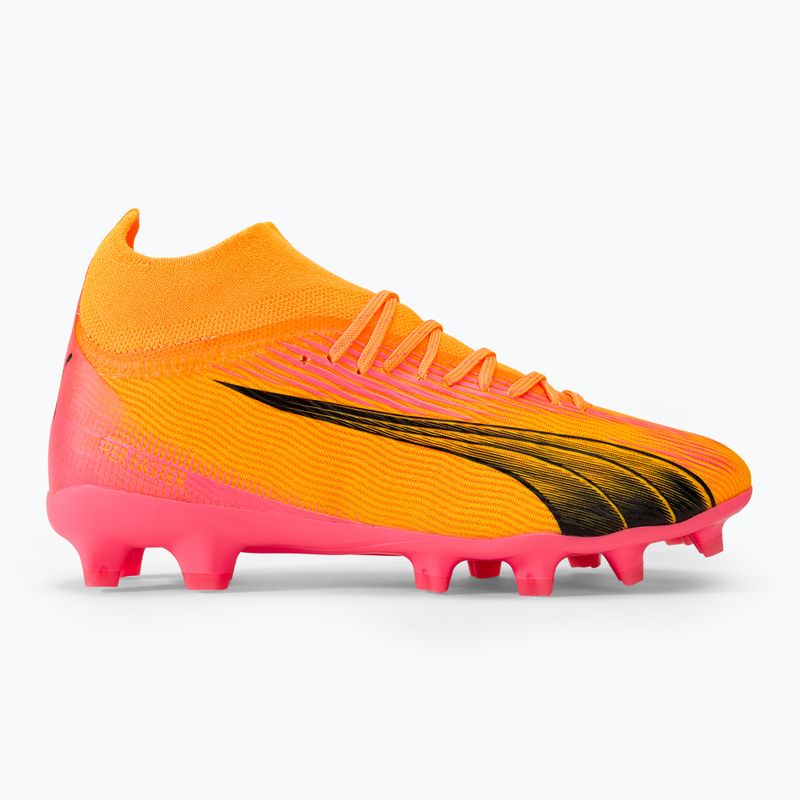 Dětské kopačky PUMA Ultra Pro FG/AG Jr sunset glow/puma black/sun stream 2