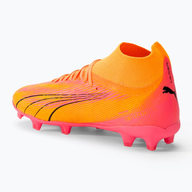 Dětské kopačky PUMA Ultra Pro FG/AG Jr sunset glow/puma black/sun stream 3
