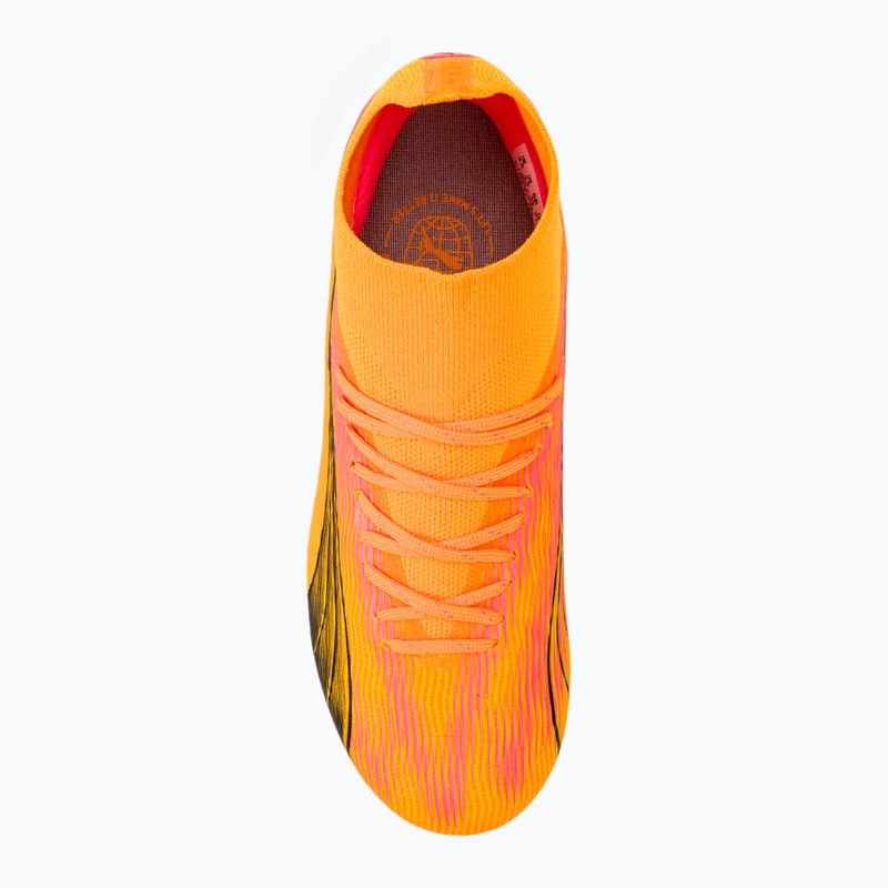 Dětské kopačky PUMA Ultra Pro FG/AG Jr sunset glow/puma black/sun stream 5