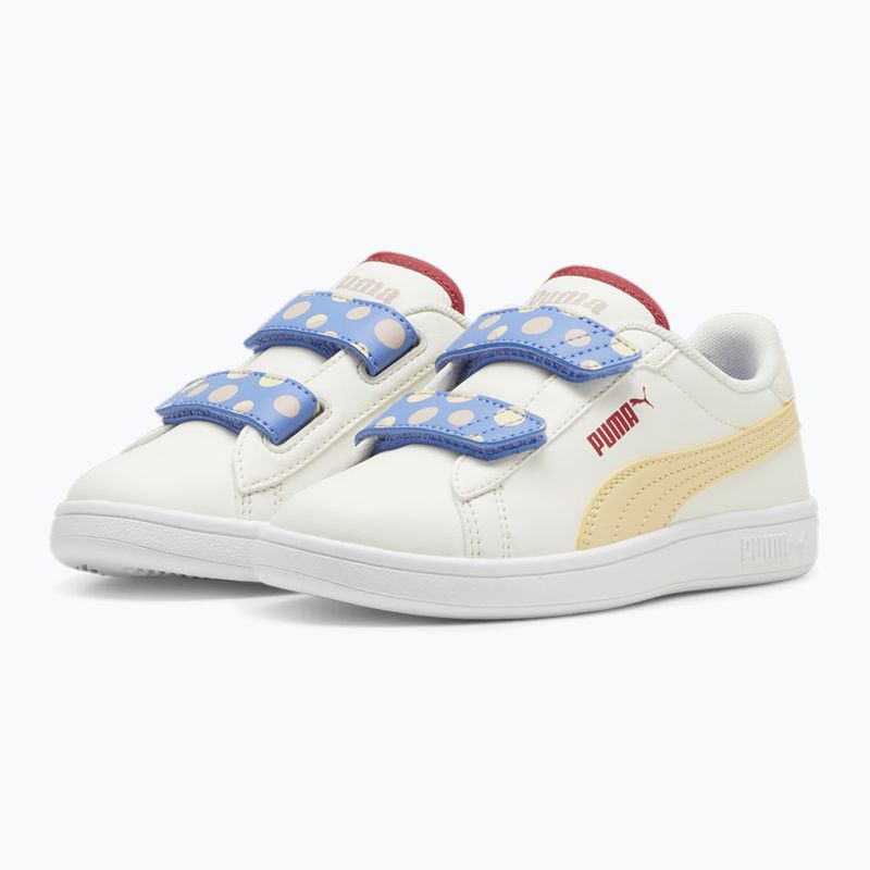 Dětské boty PUMA Smash 3.0 Summer Camp V PS warm white/chamomile/puma white 8