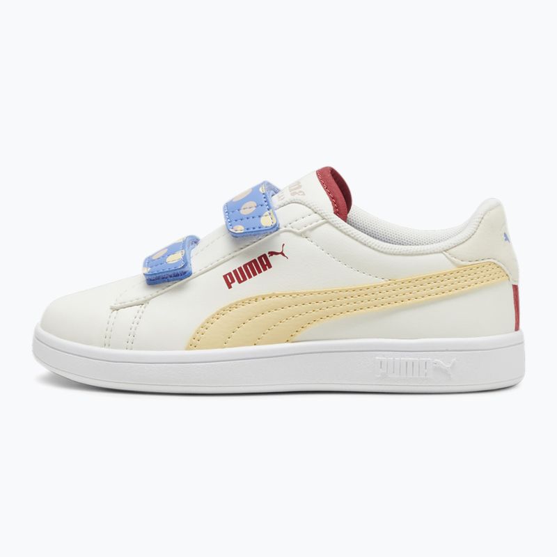 Dětské boty PUMA Smash 3.0 Summer Camp V PS warm white/chamomile/puma white 9