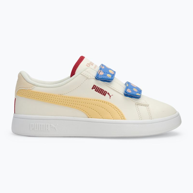 Dětské boty PUMA Smash 3.0 Summer Camp V PS warm white/chamomile/puma white 2