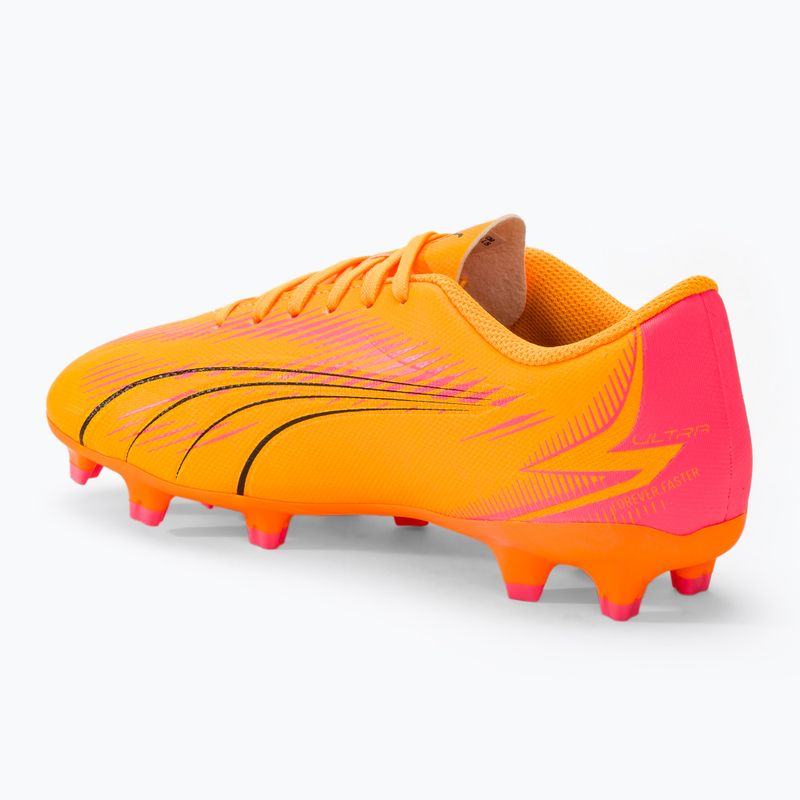 Dětské kopačky PUMA Ultra Play FG/AG Jr sunset glow/puma black/sun stream 3