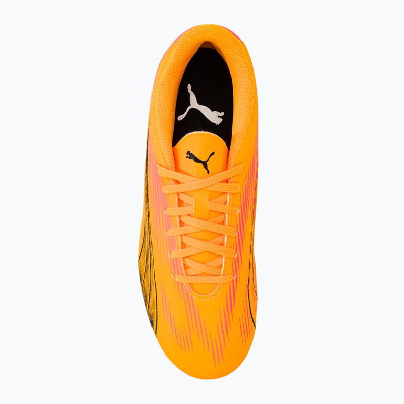 Dětské kopačky PUMA Ultra Play FG/AG Jr sunset glow/puma black/sun stream 5