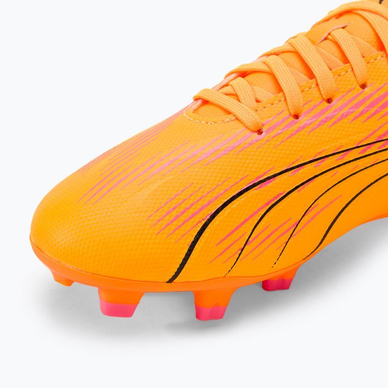 Dětské kopačky PUMA Ultra Play FG/AG Jr sunset glow/puma black/sun stream 7