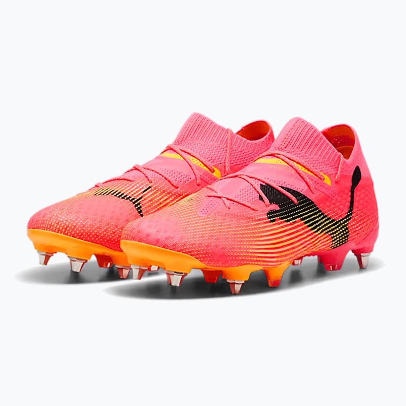 Fotbalové boty PUMA Future 7 Ultimate MxSG sunset glow/puma black/sun stream 10