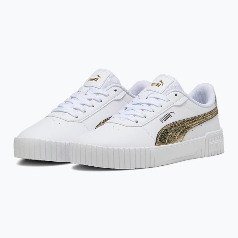 Dámské boty PUMA Carina 2.0 Metallic Shine puma white/puma gold/puma silver 8