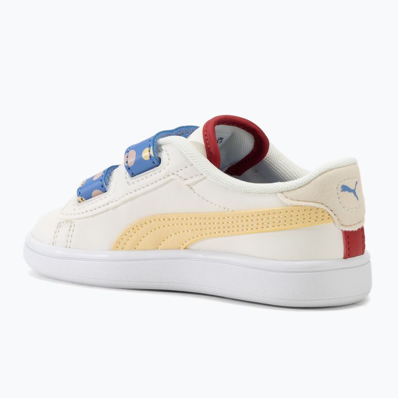 Dětské boty PUMA Smash 3.0 Summer Camp V Inf warm white/chamomile/puma white 3