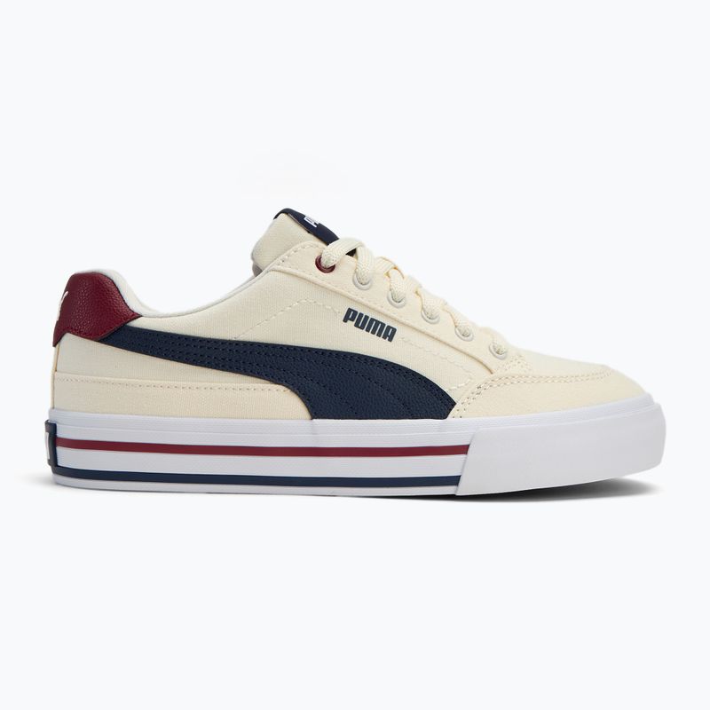 Dětské boty PUMA Court Classic Vulc FS warm white/puma navy/sugared almond 2