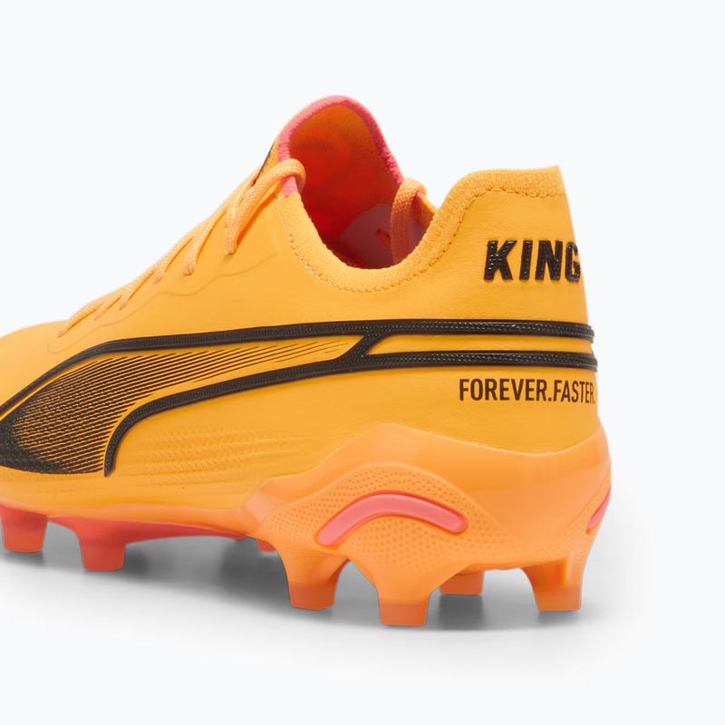 Fotbalové boty PUMA King Ultimate Fg/Ag sun stream/puma black/sunset glow 13