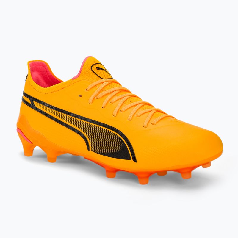 Fotbalové boty PUMA King Ultimate Fg/Ag sun stream/puma black/sunset glow