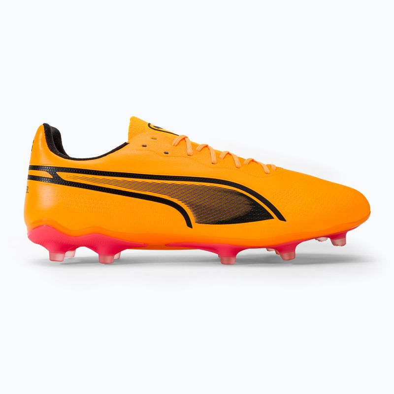 Kopačky PUMA King Pro Fg/Ag sun stream/puma black/sunset glow 2