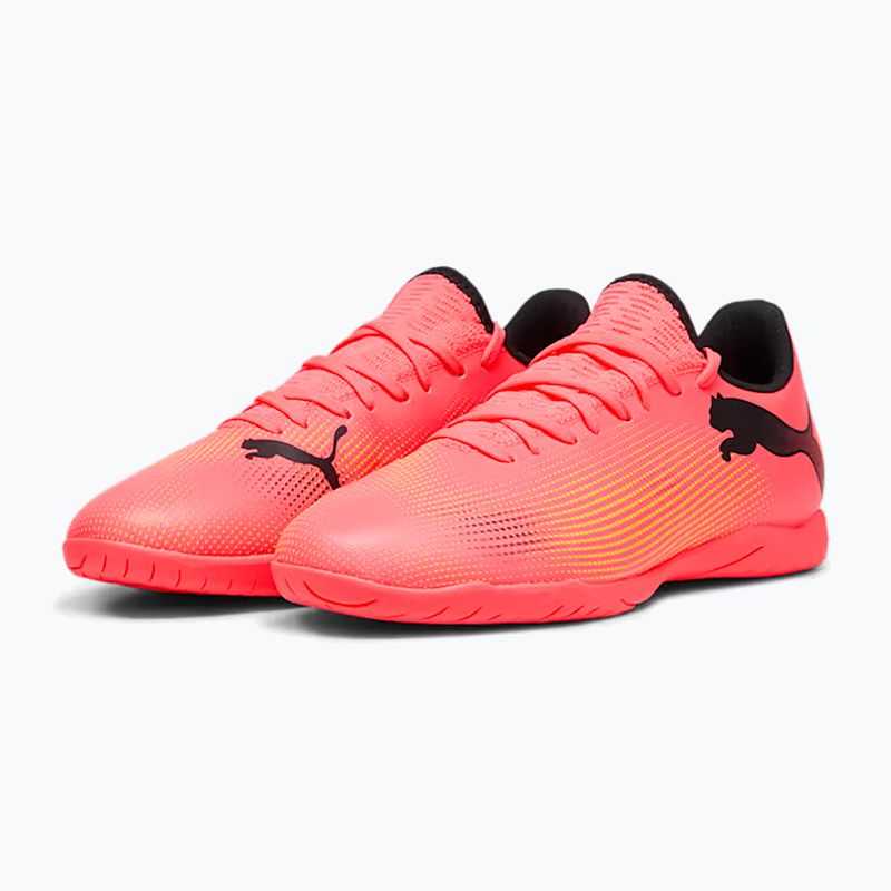 Fotbalové boty PUMA Future 7 Play IT sunset glow/puma black/sun stream 10