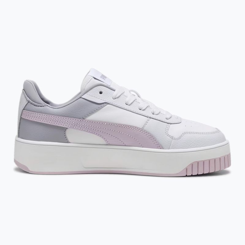 PUMA Carina Street dámské boty puma white/grape mist/puma silver 2