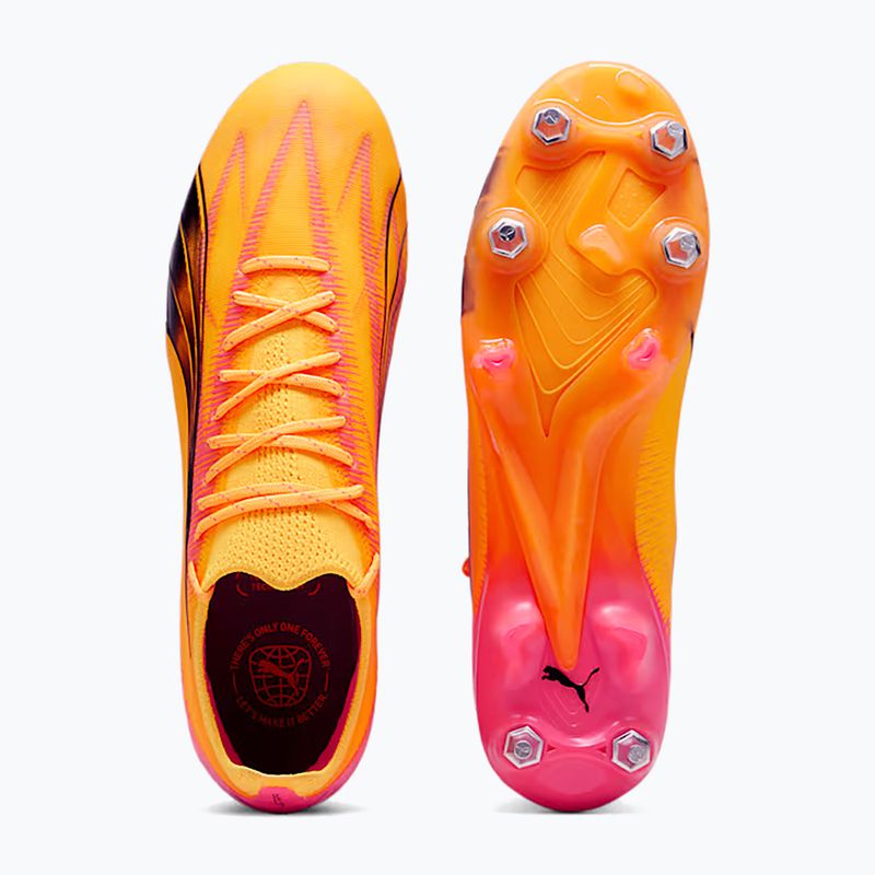 Fotbalové boty PUMA Ultra Ultimate MxSG sunset glow/puma black/sun stream 11
