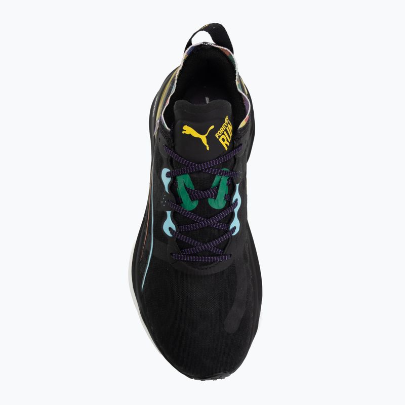 Dámské běžecké boty Puma ForeverRun Nitro Love Marathon black/green/blue/orange/yellow/white 5