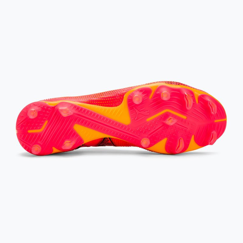 Kopačky PUMA Future 7 Match FG/AG sunset glow/puma black/sun stream 4