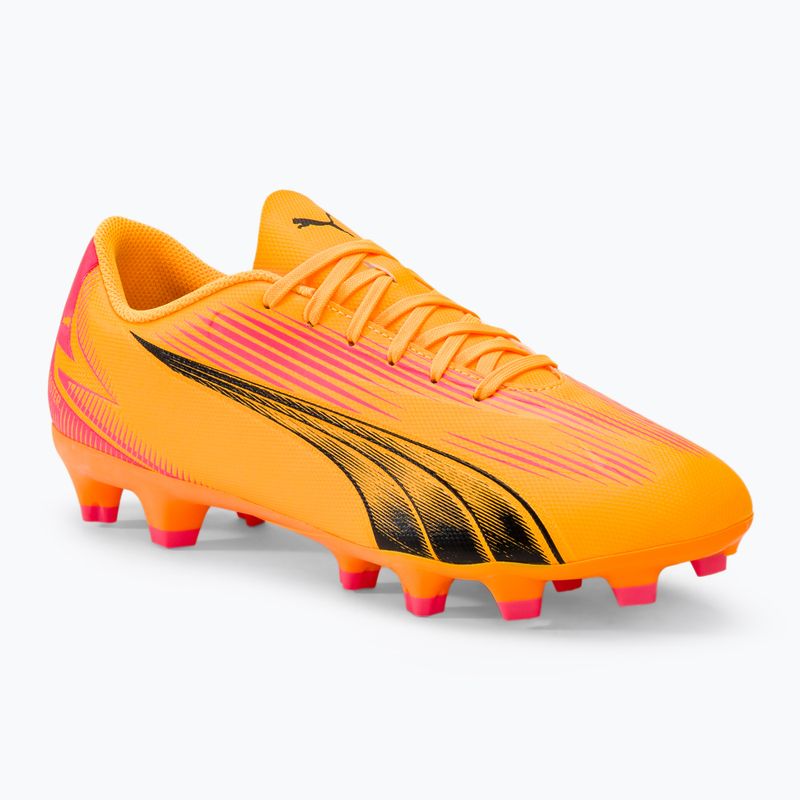 Fotbalové boty PUMA Ultra Play FG/AG sunset glow/puma black/sun stream