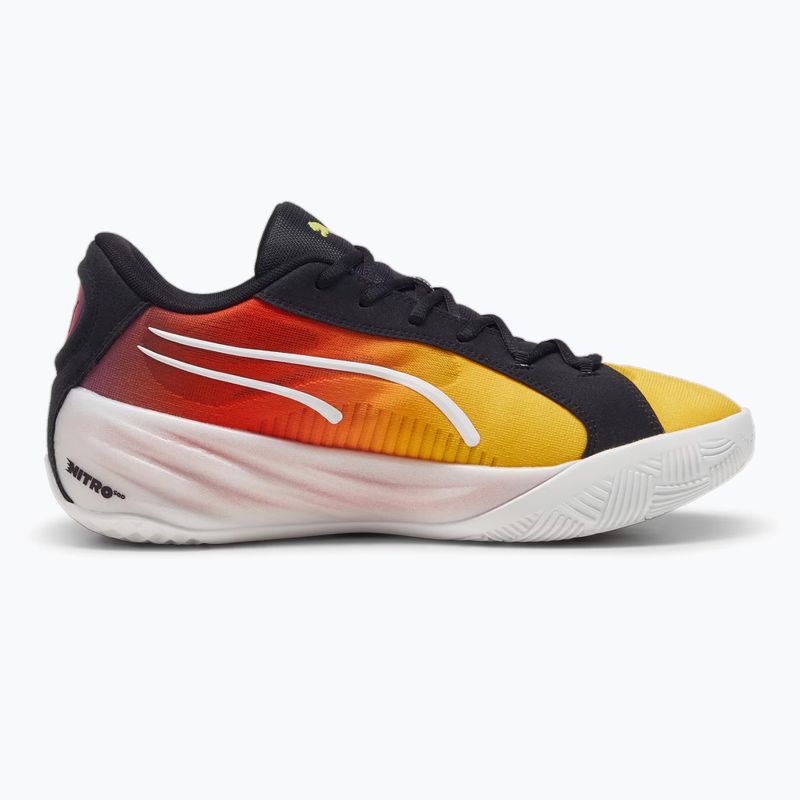 Pánské basketbalové boty PUMA All-Pro Nitro Showtime yellow sizzle/purple glimmer 8