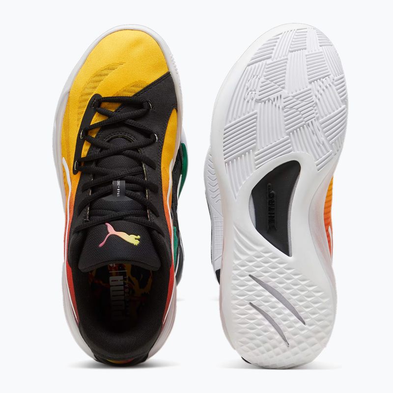 Pánské basketbalové boty PUMA All-Pro Nitro Showtime yellow sizzle/purple glimmer 12