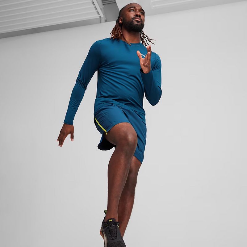 Pánské běžecké tričko longsleeve PUMA Run Cloudspun blue 4