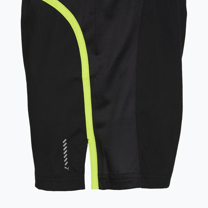 Pánské běžecké šortky Puma Run Favorite Velocity 5" Shorts black/lime 4