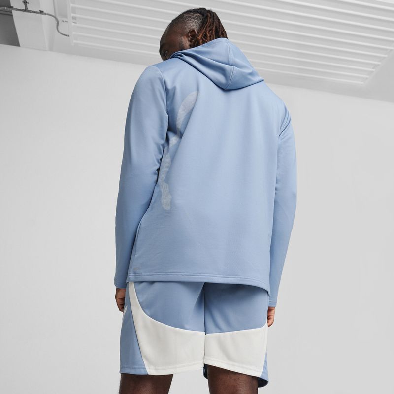 Pánská  mikina PUMA Train All Day Big Cat Hoodie zen blue 5