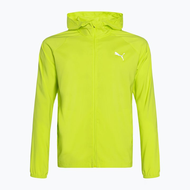 Pánská běžecká bunda PUMA Run Favoriteoven Hooded green