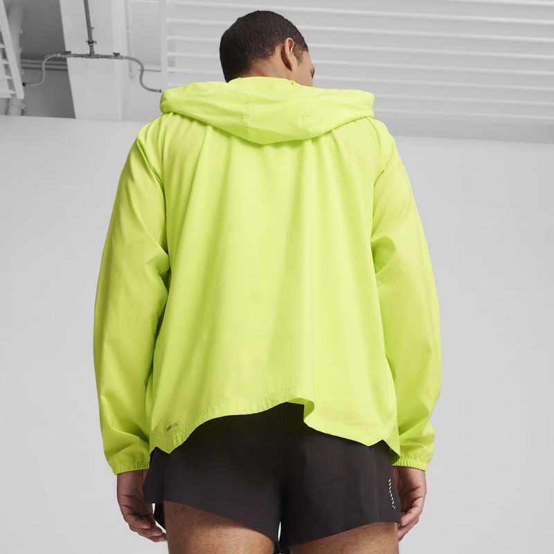 Pánská běžecká bunda PUMA Run Favoriteoven Hooded green 7