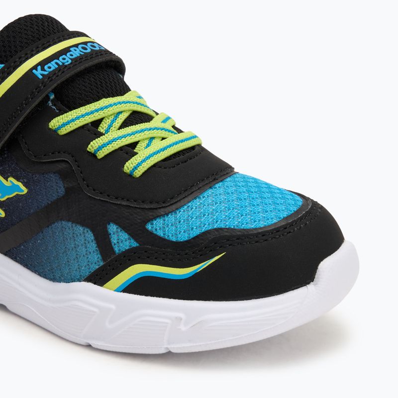 Dětské boty KangaROOS K-SLB Lighto EV jet black/limetta 7