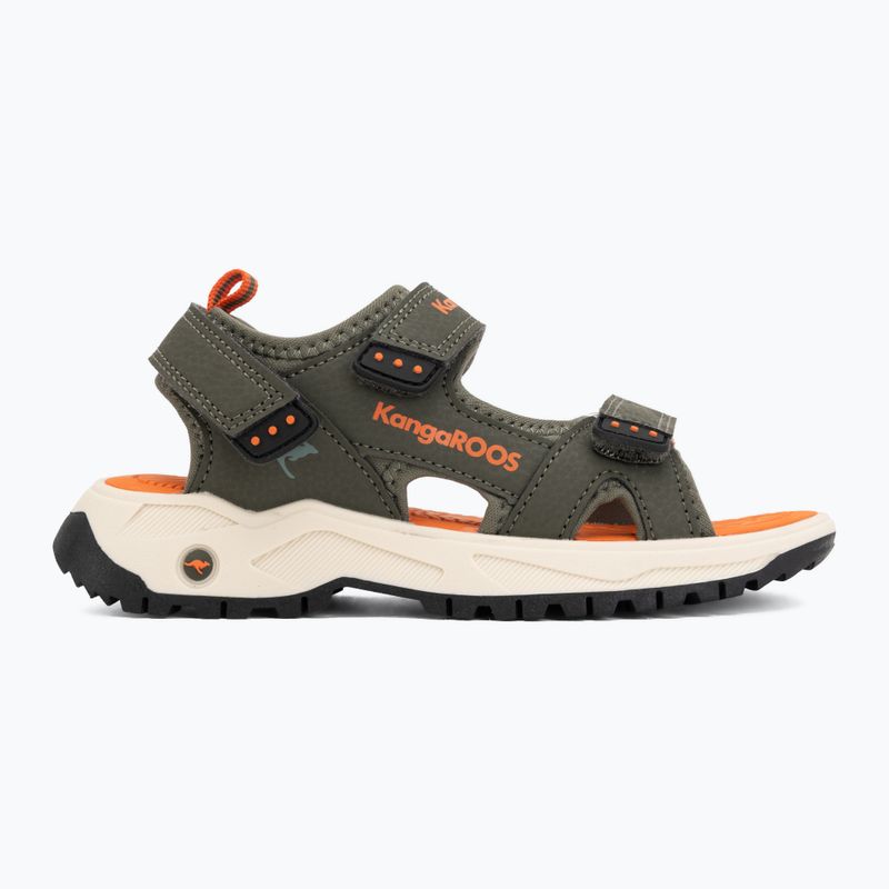 Dětské sandály Kangaroos K-AS Ture olive/flame 2