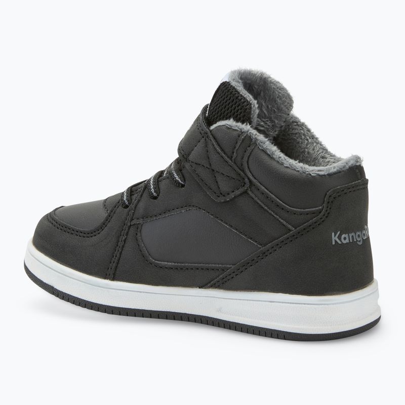 Dětské boty KangaROOS K-CPI Kalino Mid EV jet black / steel grey 3