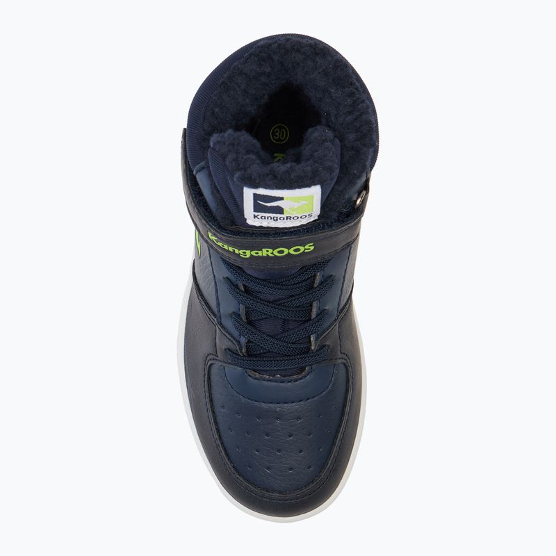 Dětské boty  KangaROOS K-CP Bound Mid EV dark navy / lime 5