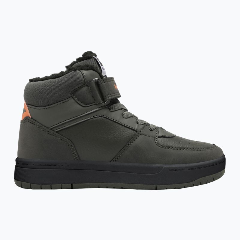 Dětské boty KangaROOS K-CP Bound Mid EV military green / flame 9