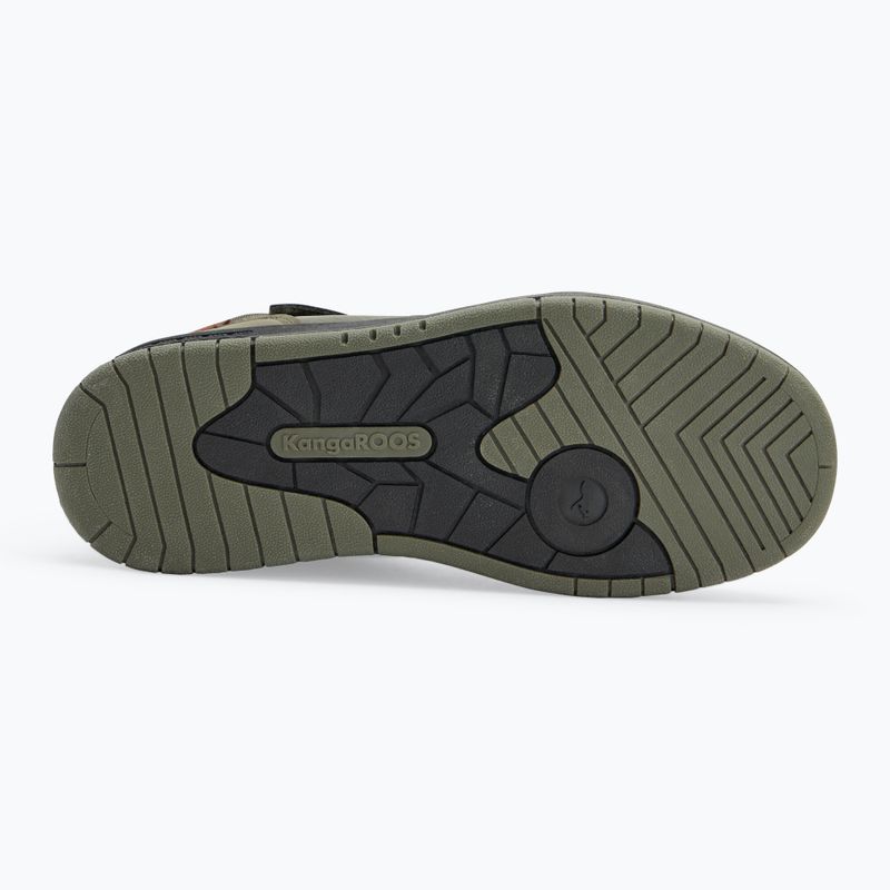 Dětské boty KangaROOS K-CP Bound Mid EV military green / flame 4