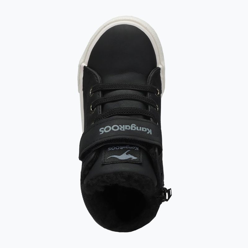 Dětské boty KangaROOS KaVu III jet black / steel grey 12