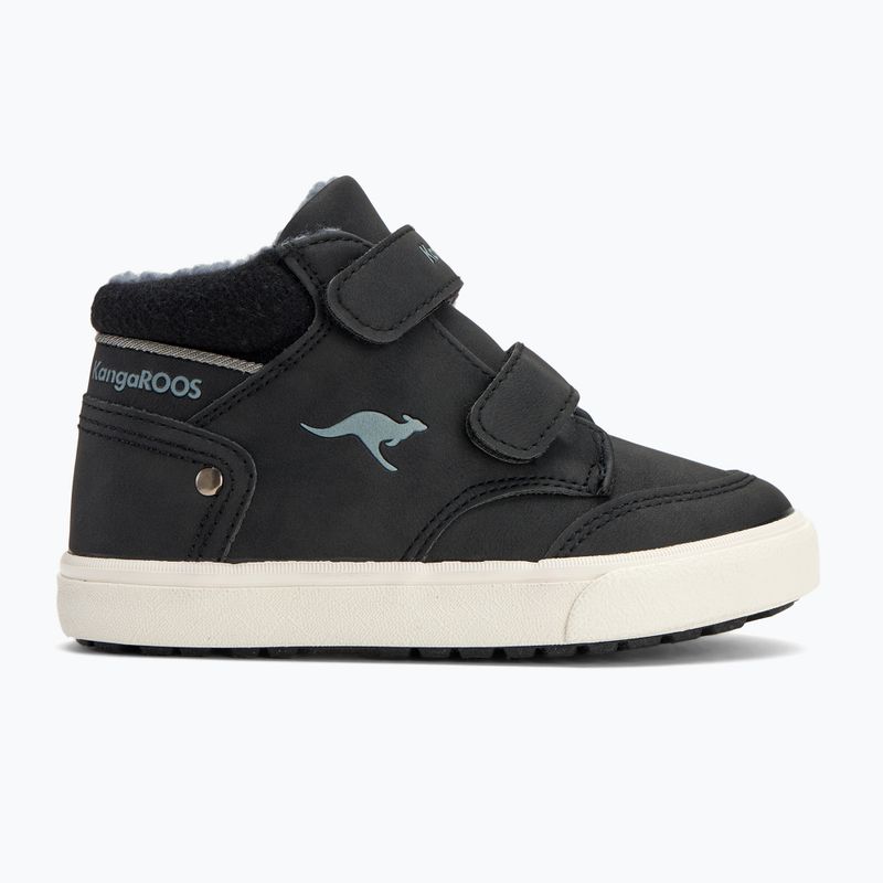Dětské boty KangaROOS KaVu Primo V jet black / steel grey 2
