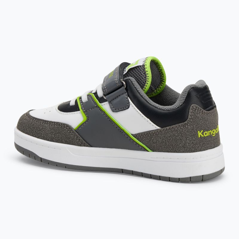 Dětské boty KangaROOS K-CP Bounder EV steel grey/neon green 3
