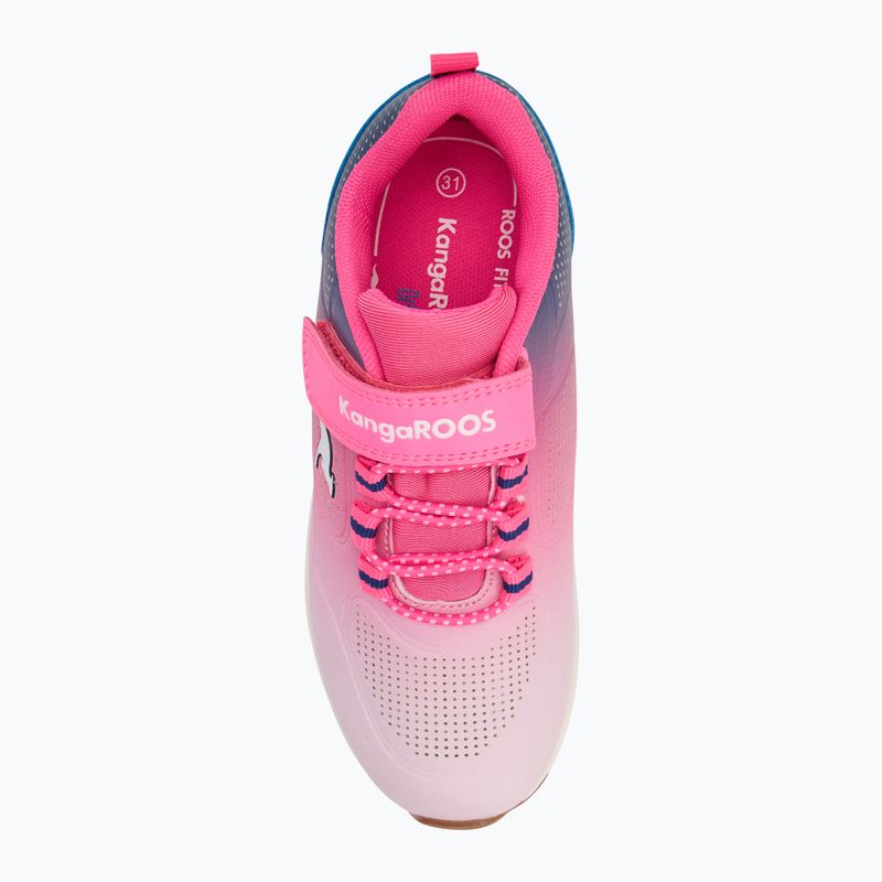 Dětské boty KangaROOS KX-Bases EV neon pink/white 5